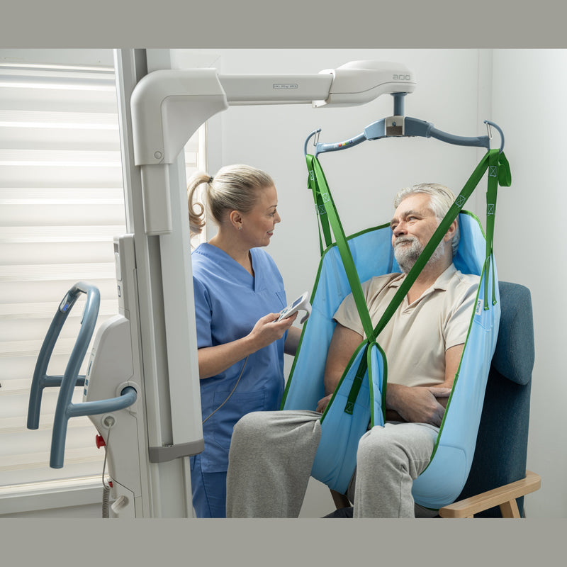 Arjo Maxi Move Powered Full Body Patient Floor Lift