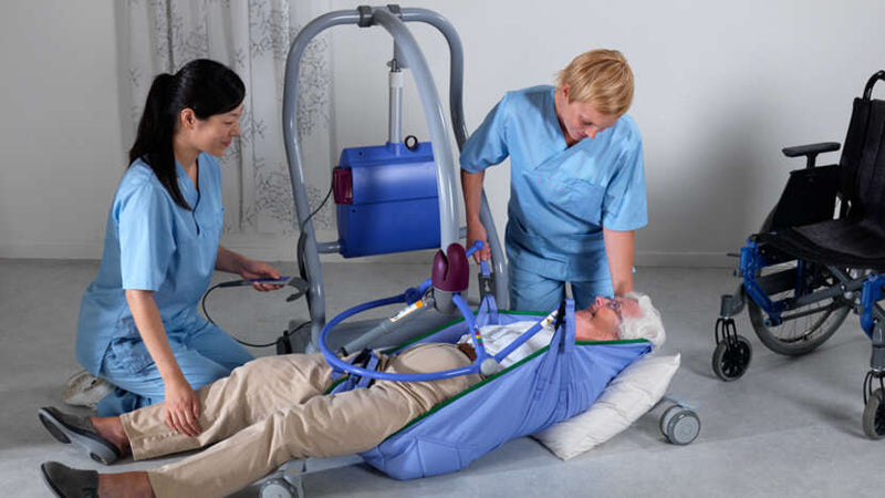 Arjo Maxi Twin Compact Powered Floor Lift