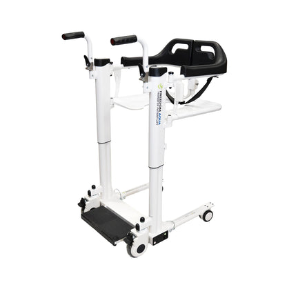 Bathroom Transfer Lift with Built-In Commode — Safe Bathroom Transfers with PT Coaching, RN Support & Fit-Right™