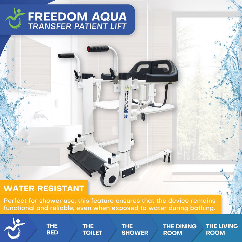 Freedom Aqua Waterproof Patient Lift – Sling-Free