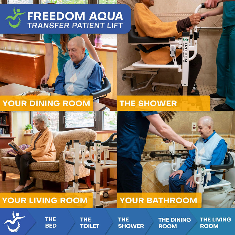 Freedom Aqua Waterproof Patient Lift – Sling-Free