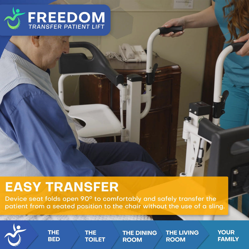 Freedom Transfer Patient Lift - Sling Free Transfers