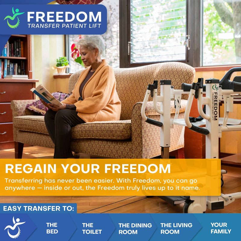 Freedom Transfer Patient Lift - Sling Free Transfers