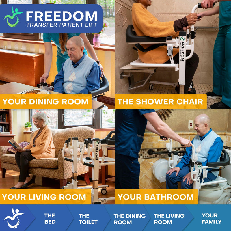 Freedom Transfer Patient Lift - Sling Free Transfers