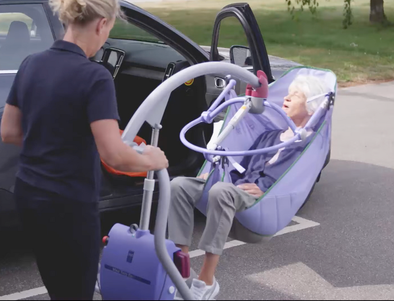 Arjo Maxi Twin Compact Powered Floor Lift