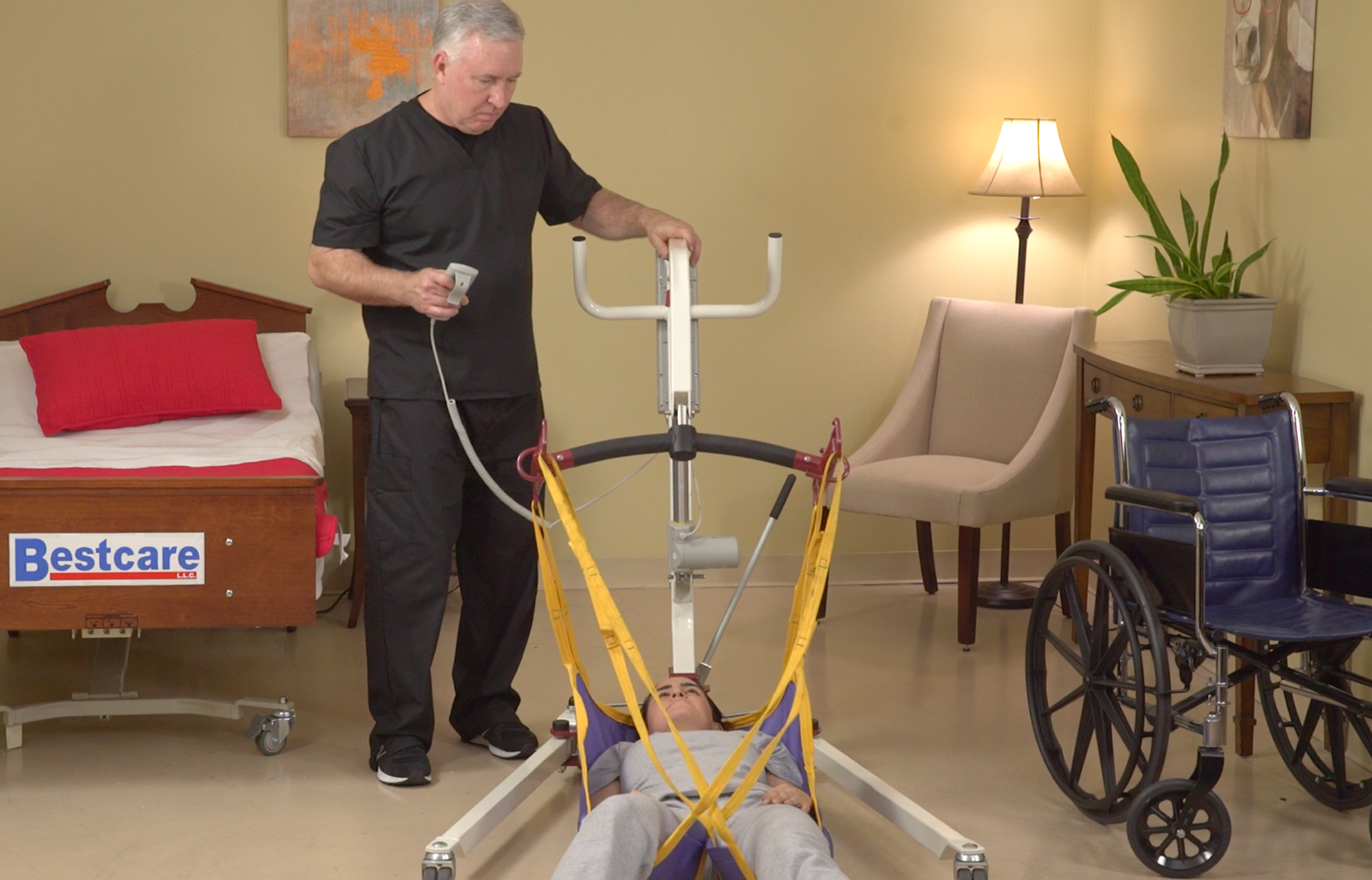 Bestcare BestLift PL182 Electric Patient Lift 400 Lb Capacity Bestcare BestLift PL182 Electric Patient Lift 400 Lb Capacity