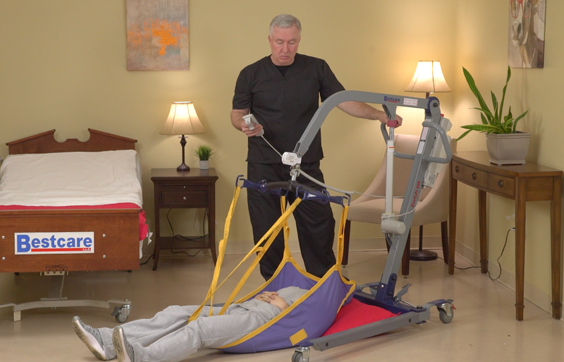 Bestcare BestLift PL400 (Manual / Hydraulic Full-Body Patient Lift)