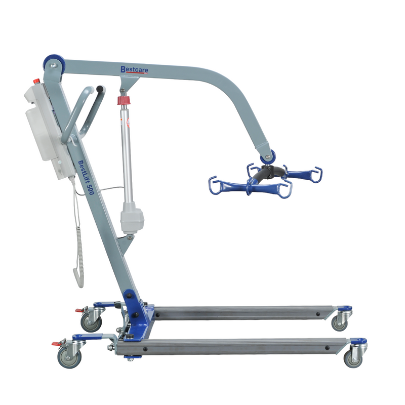 Bestcare BestLift PL500 Full Body Patient Lift — 500 lb Capacity Electric Floor Lift