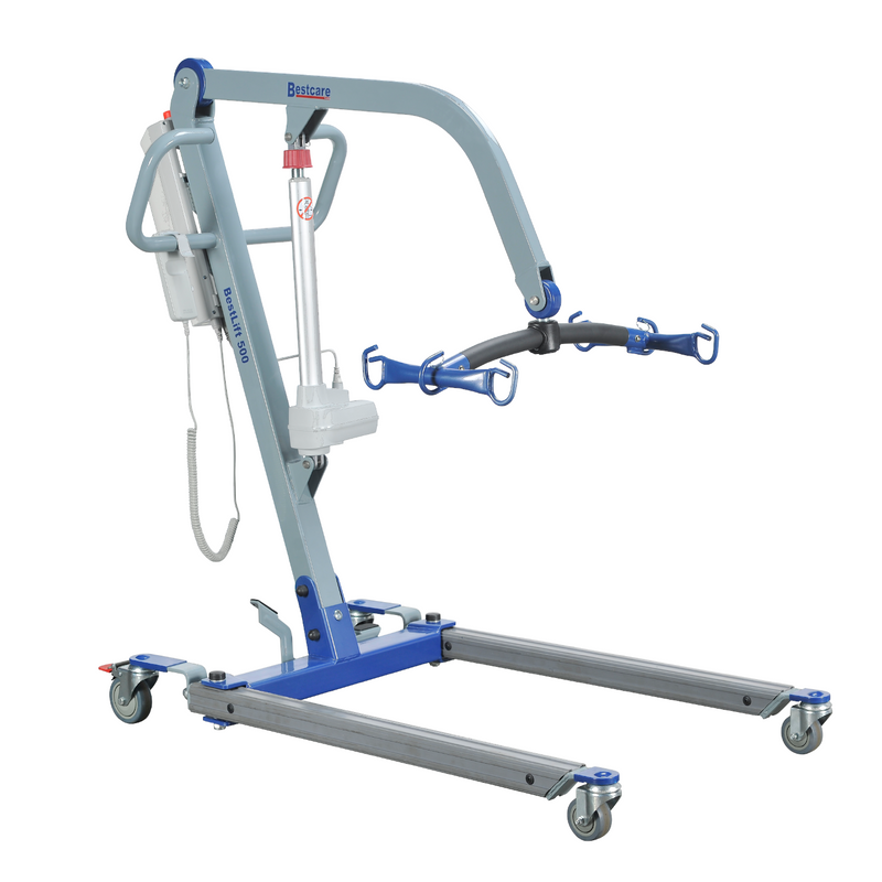 Bestcare BestLift PL500 Full Body Patient Lift — 500 lb Capacity Electric Floor Lift
