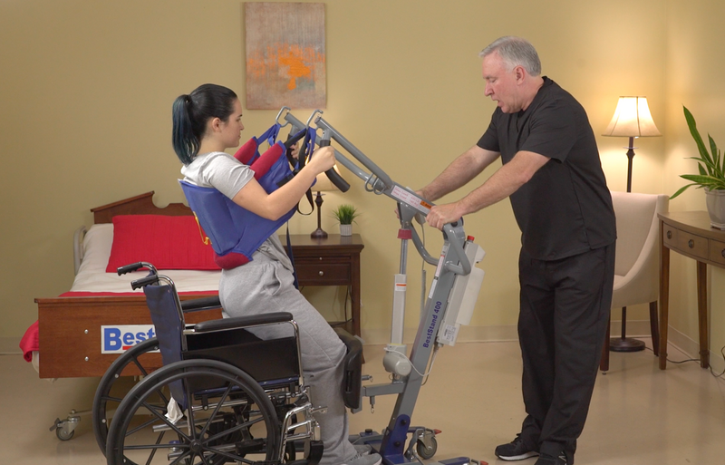 Bestcare BestStand SA400 Sit-to-Stand Lift — 400 lb Electric Standing Transfer — SA400